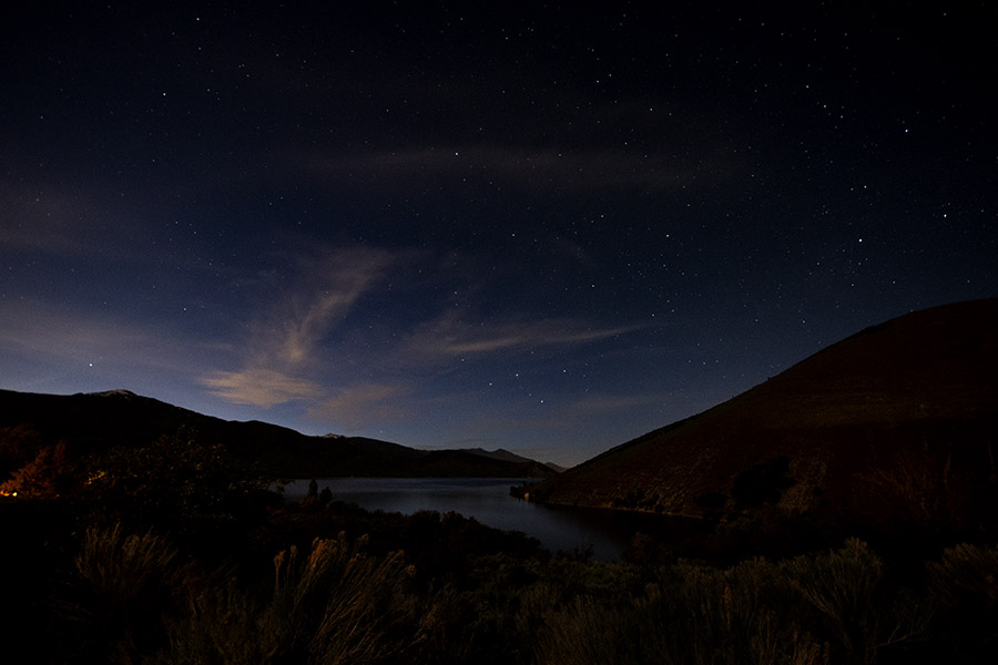 Deer Creek State Park, Utah at night