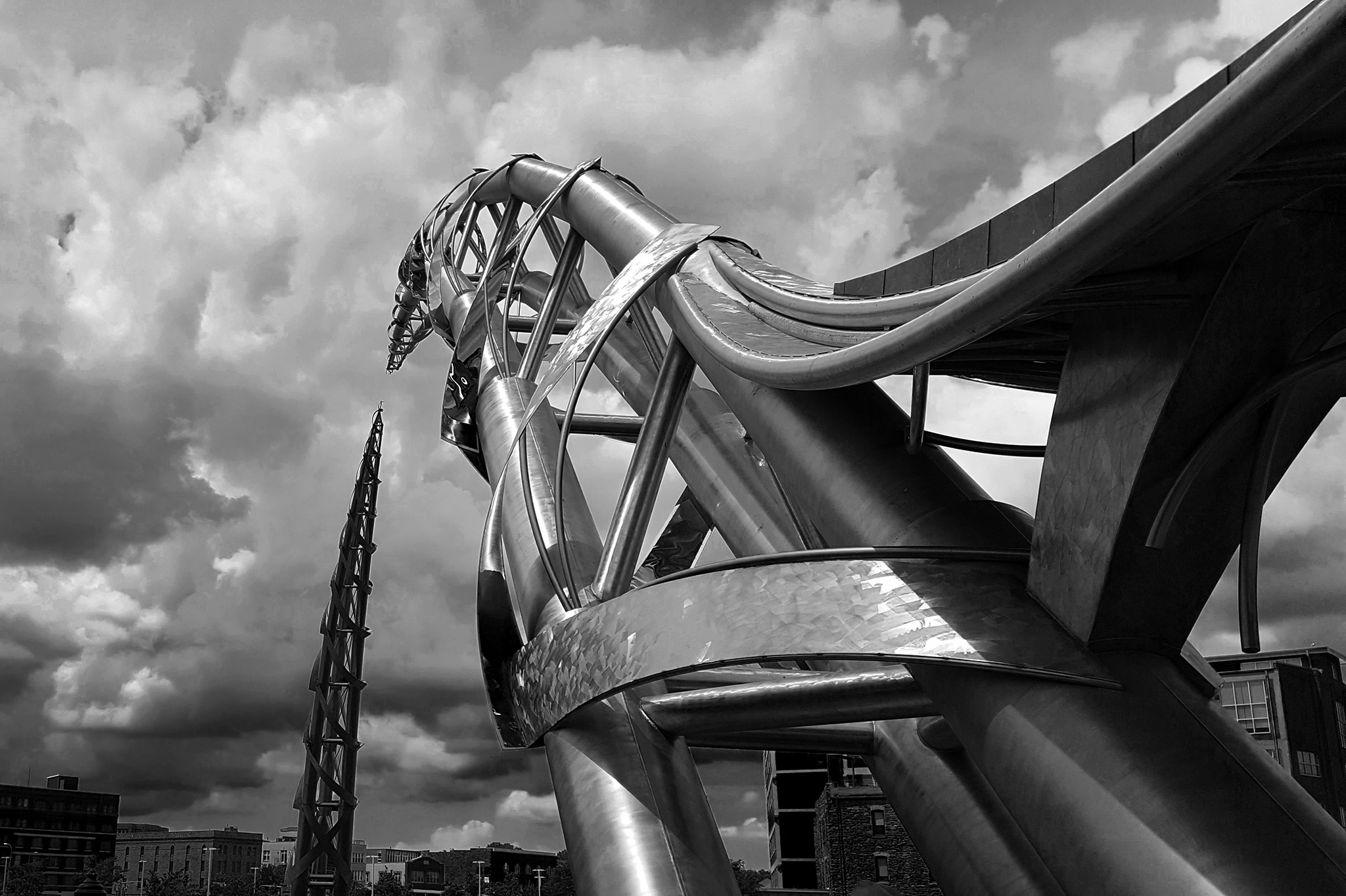 Arc of Dreams, architectural photography black and white photography